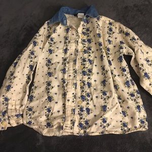 Girl button up